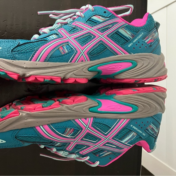 NWOT Asics Gel Venture 5 Trail Running Shoes Ocean Depth - Picture 6 of 9